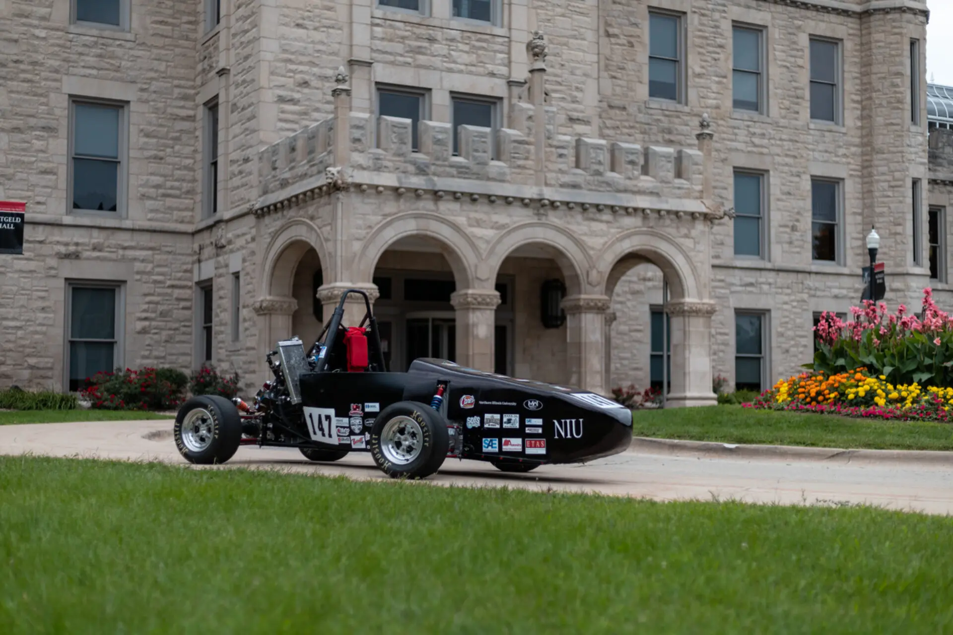 The 2025 Huskie Motorsports Formula SAE car.